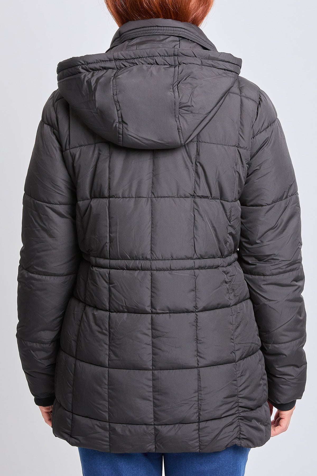 Detailed Snap Puffer Jacket view 36 - Full Snap Jacket (layer)