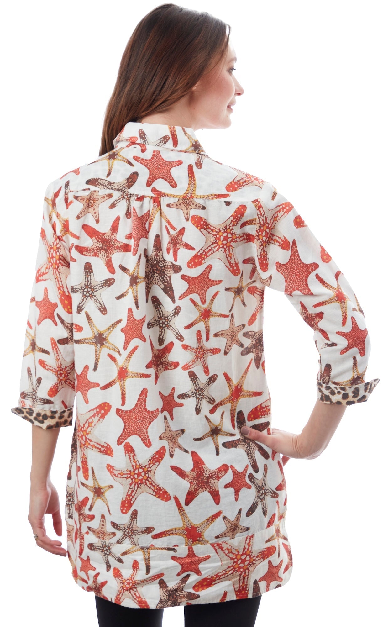 Dizzy-lizzie Vail Tunic Star Fish Print in XL view 5 (top)