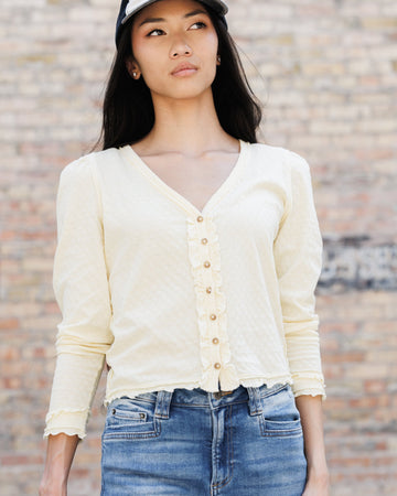 Downeast Carry on Cardi Top in XS view 2