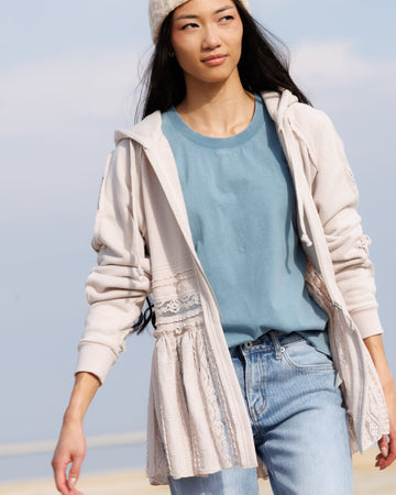 Downeast Hometown Hoodie Top in S view 2 - Top Hoodie