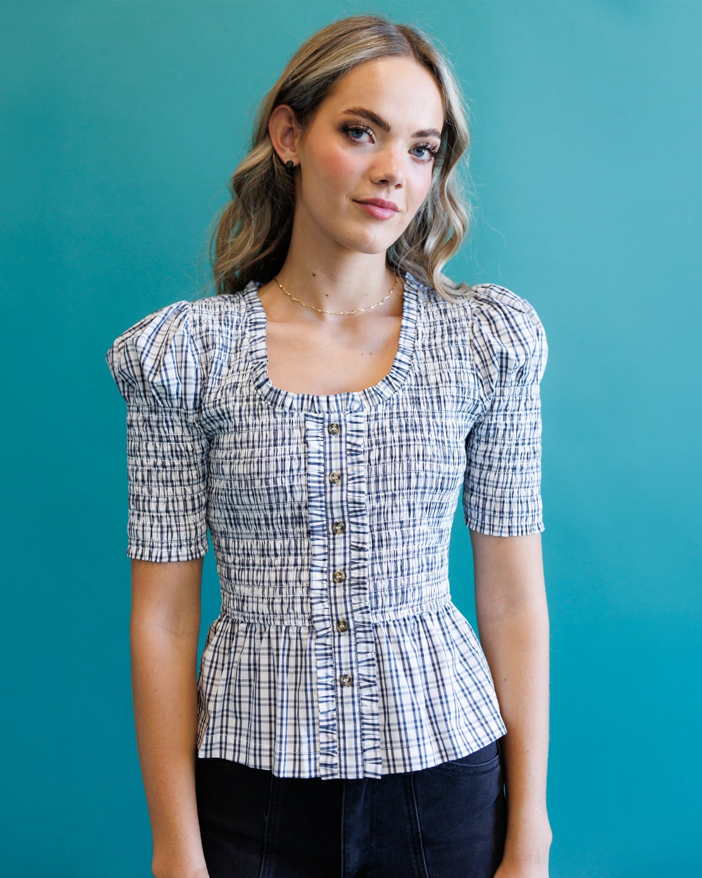 Downeast Oxford Top in XS