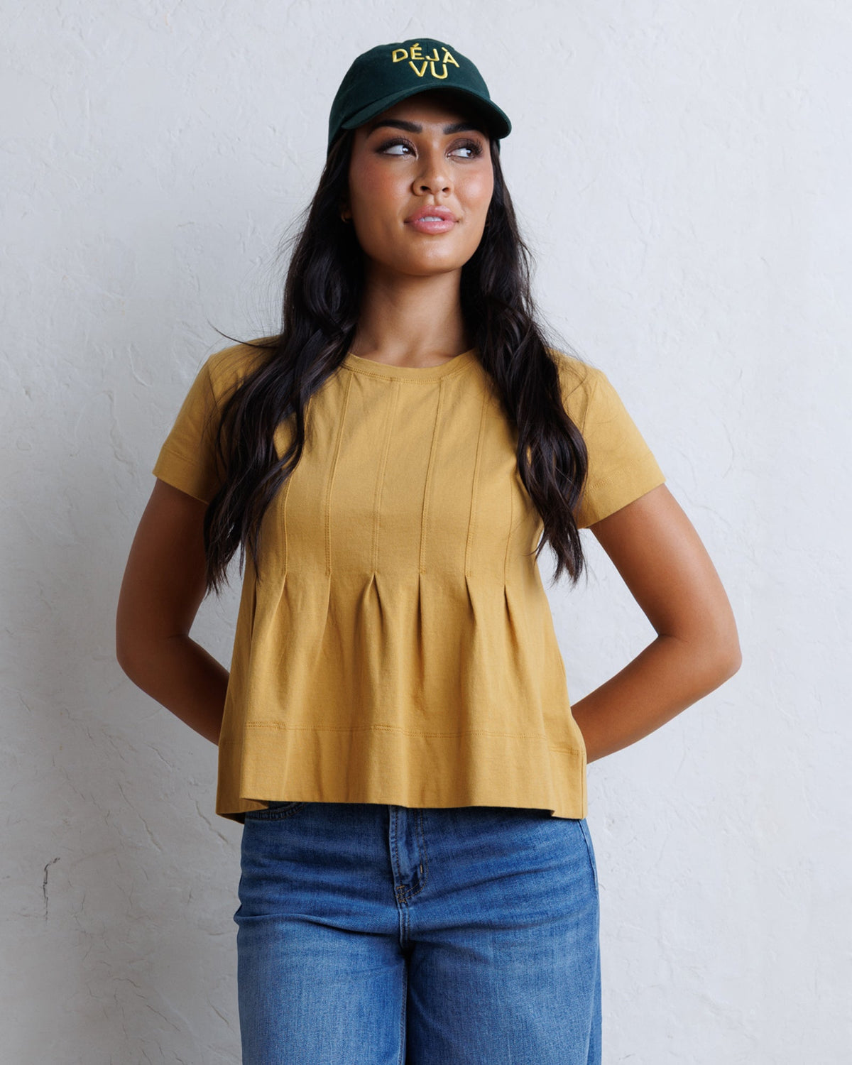Downeast Portland Peplum Top in S view 2