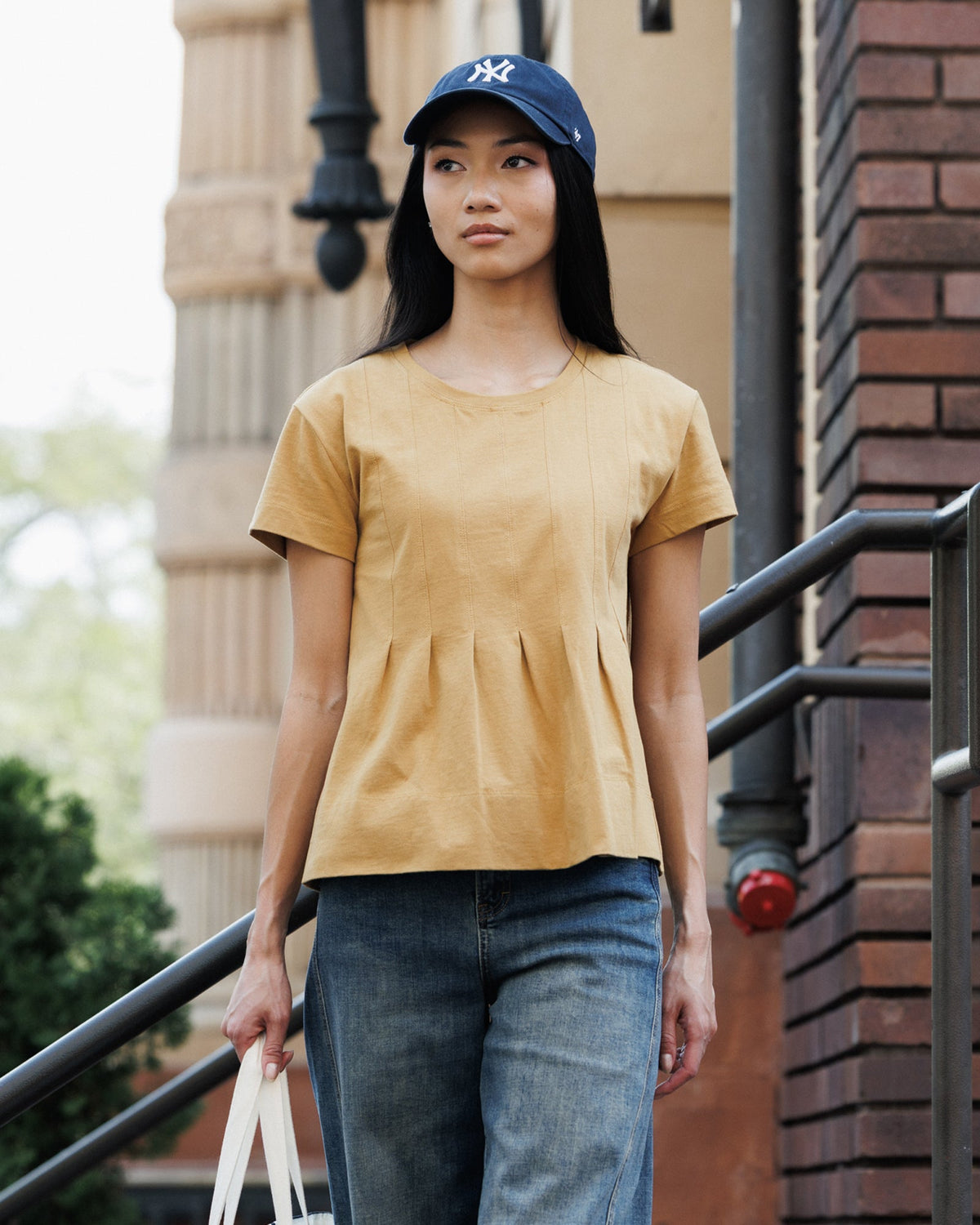 Downeast Portland Peplum Top in XS