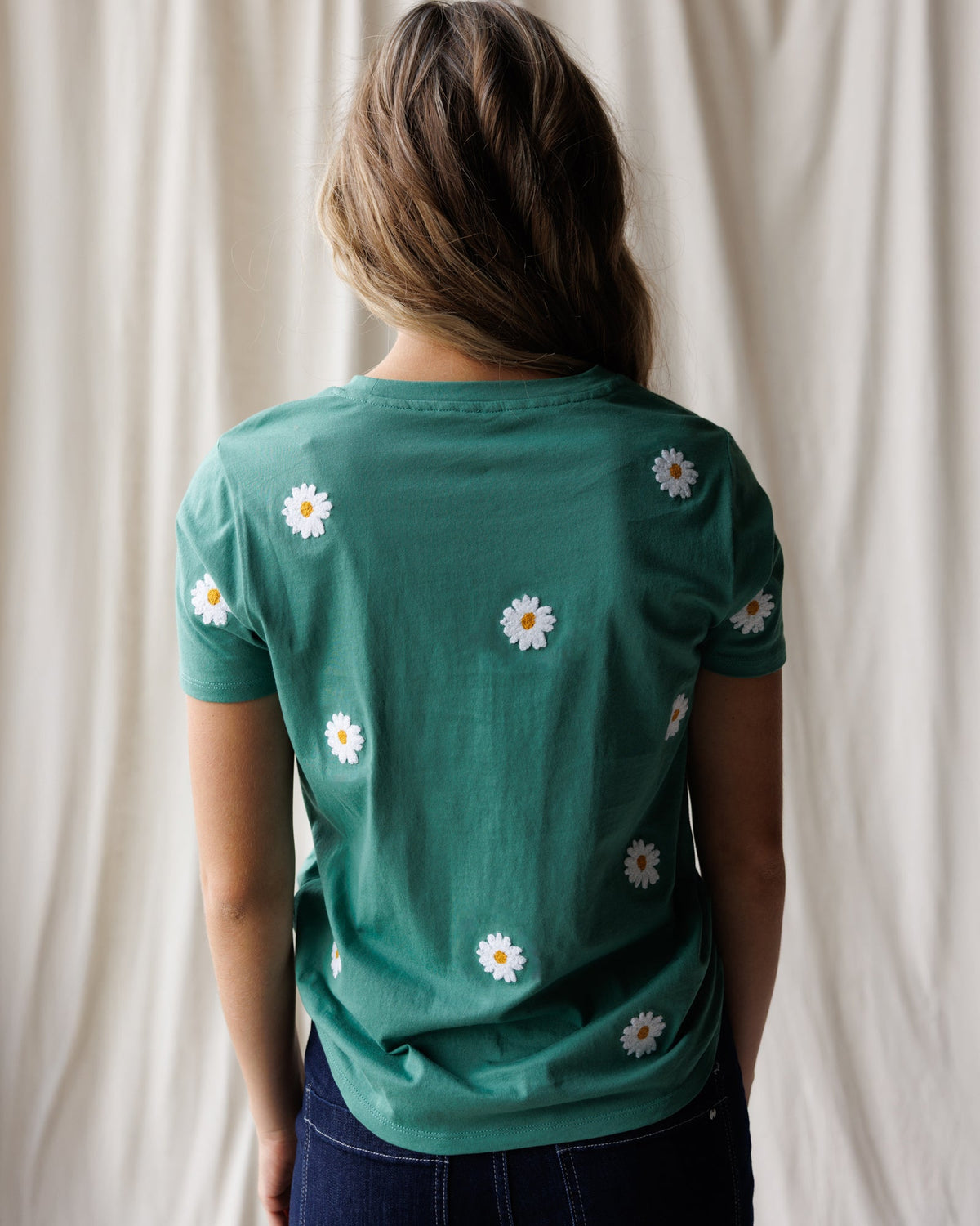 Downeast Pretty Petals Tee in L view 4 (top)