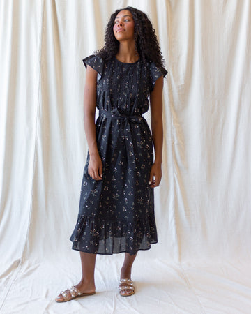 Downeast Pretty Pintuck Dress in S view 2