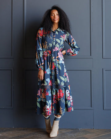 Downeast Wheatland Maxi Dress in S view 2 - Downeast White Dresses