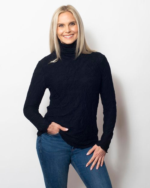 Dreamcatcher Turtleneck in Admiral view 2 (top)