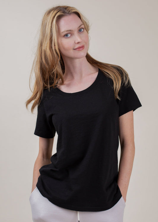 Easy Slub Tee in XS view 2 - Buck Mason Slub Easy Tee (top)