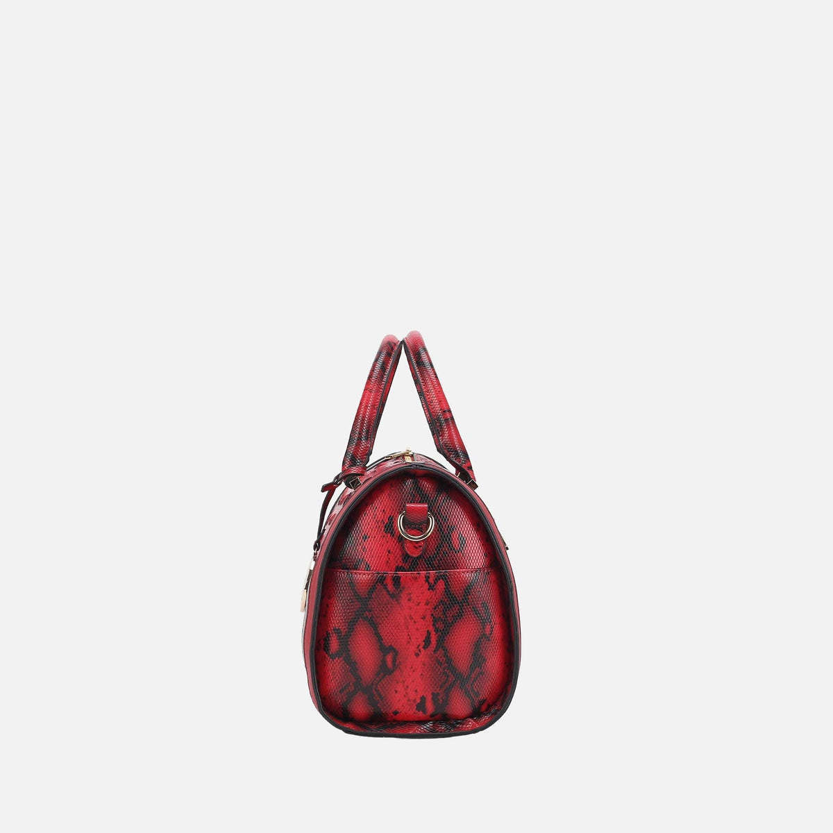 Eleanor Embossed Shoulder Bag in Croco Fuchsia view 4 - Eleanor Croc Embossed Bag
