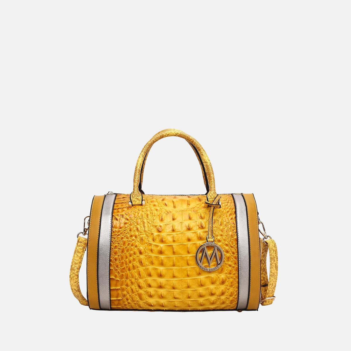 Eleanor Embossed Shoulder Bag view 11 - Eleanor Croc Embossed Bag