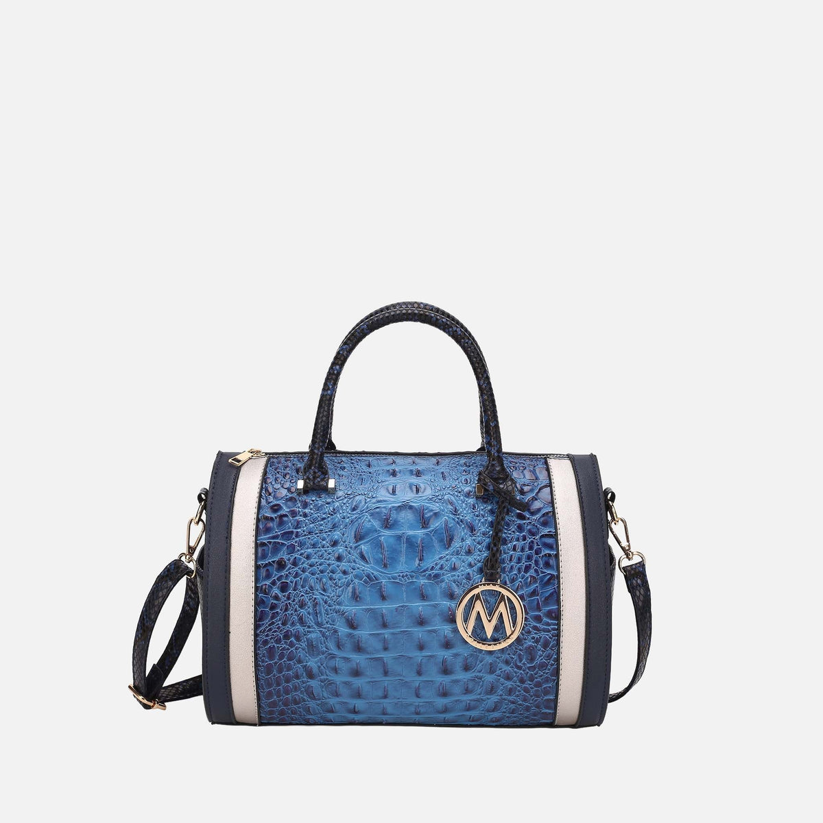 Eleanor Embossed Shoulder Bag view 12 - Eleanor Croc Embossed Bag