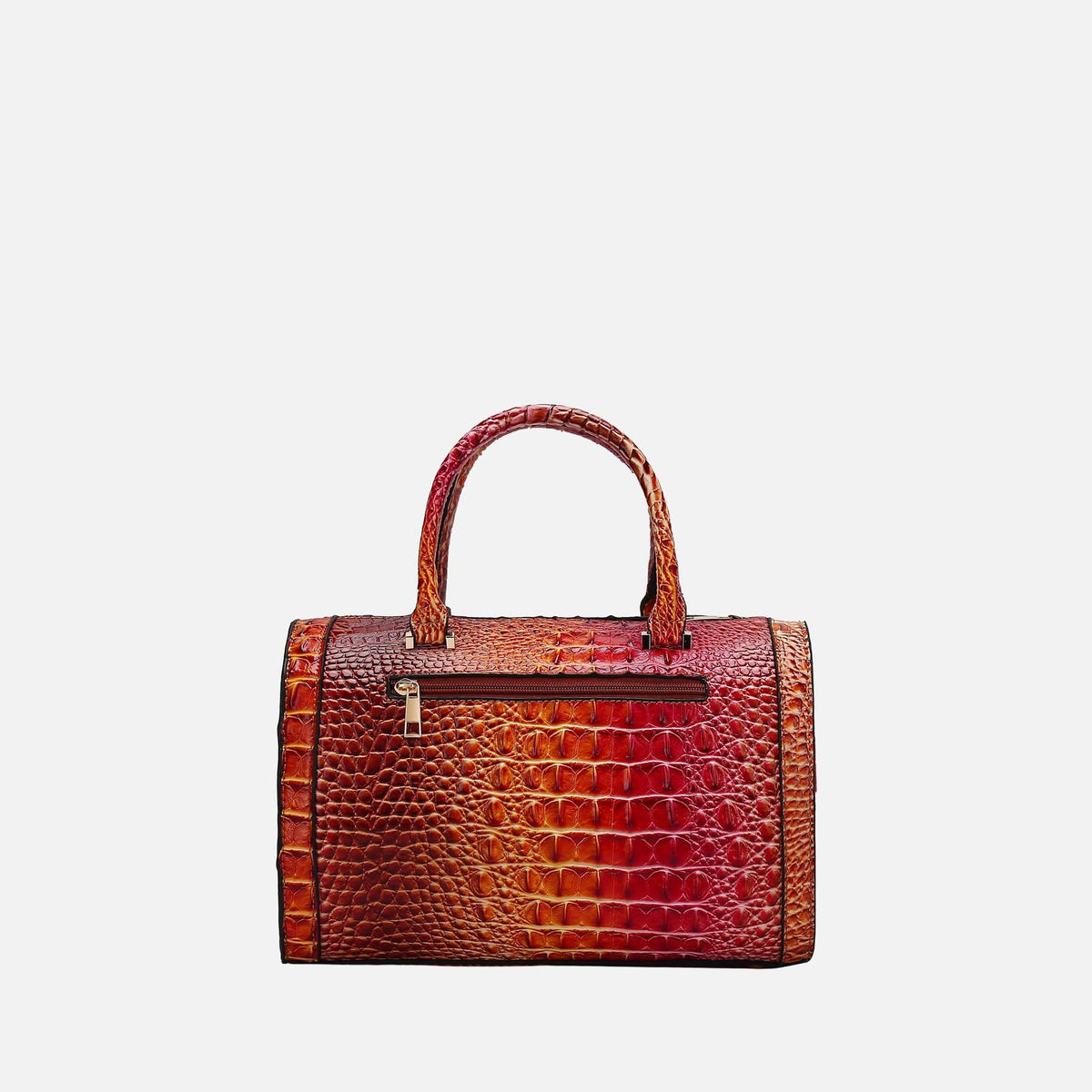 Eleanor Gradient Croc Shoulder Bag in Croc Blue view 3