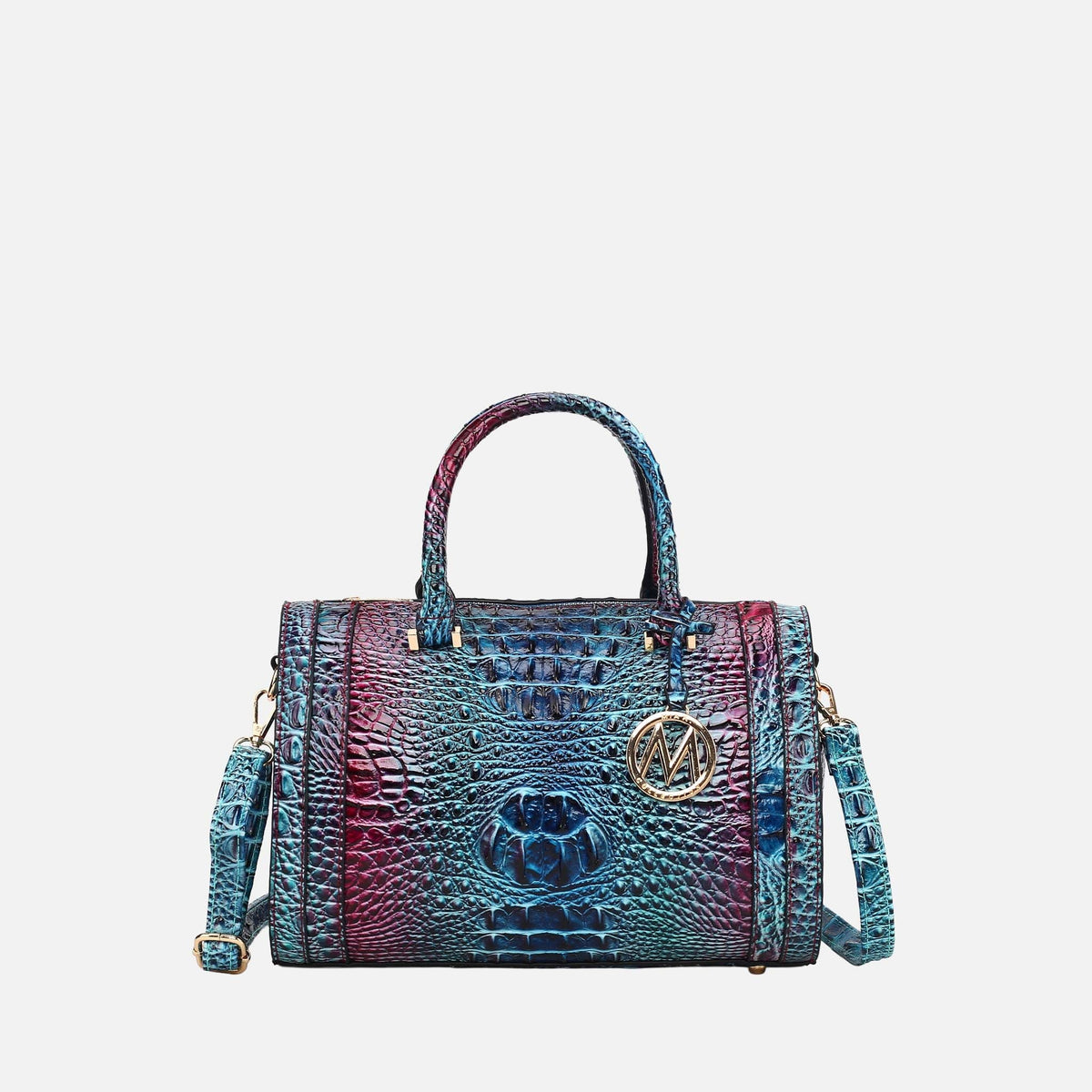 Eleanor Gradient Croc Shoulder Bag view 7