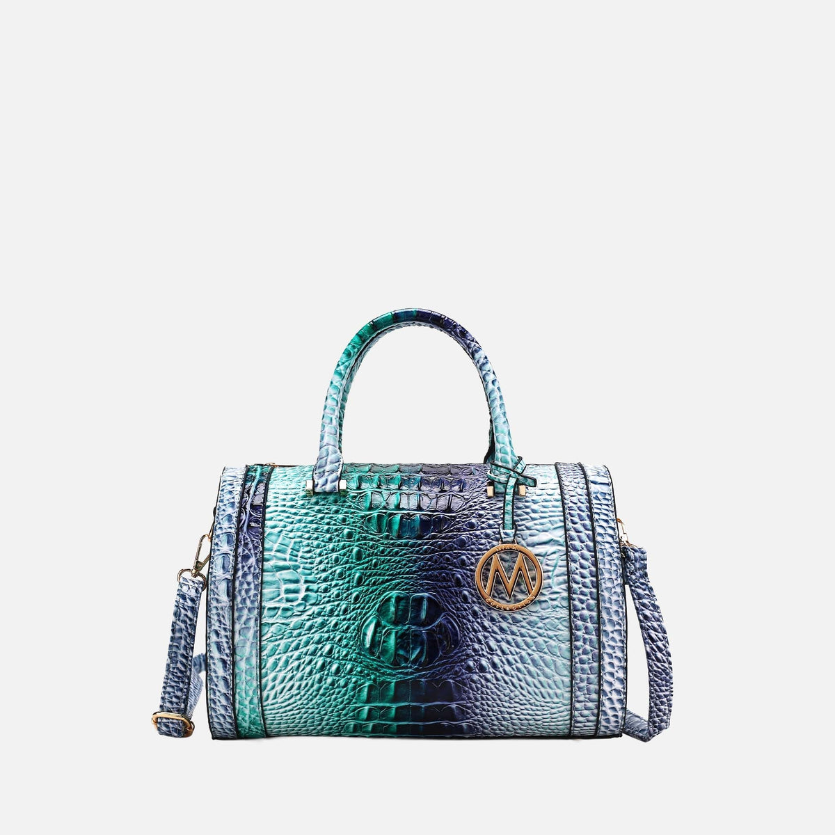 Eleanor Gradient Croc Shoulder Bag view 8