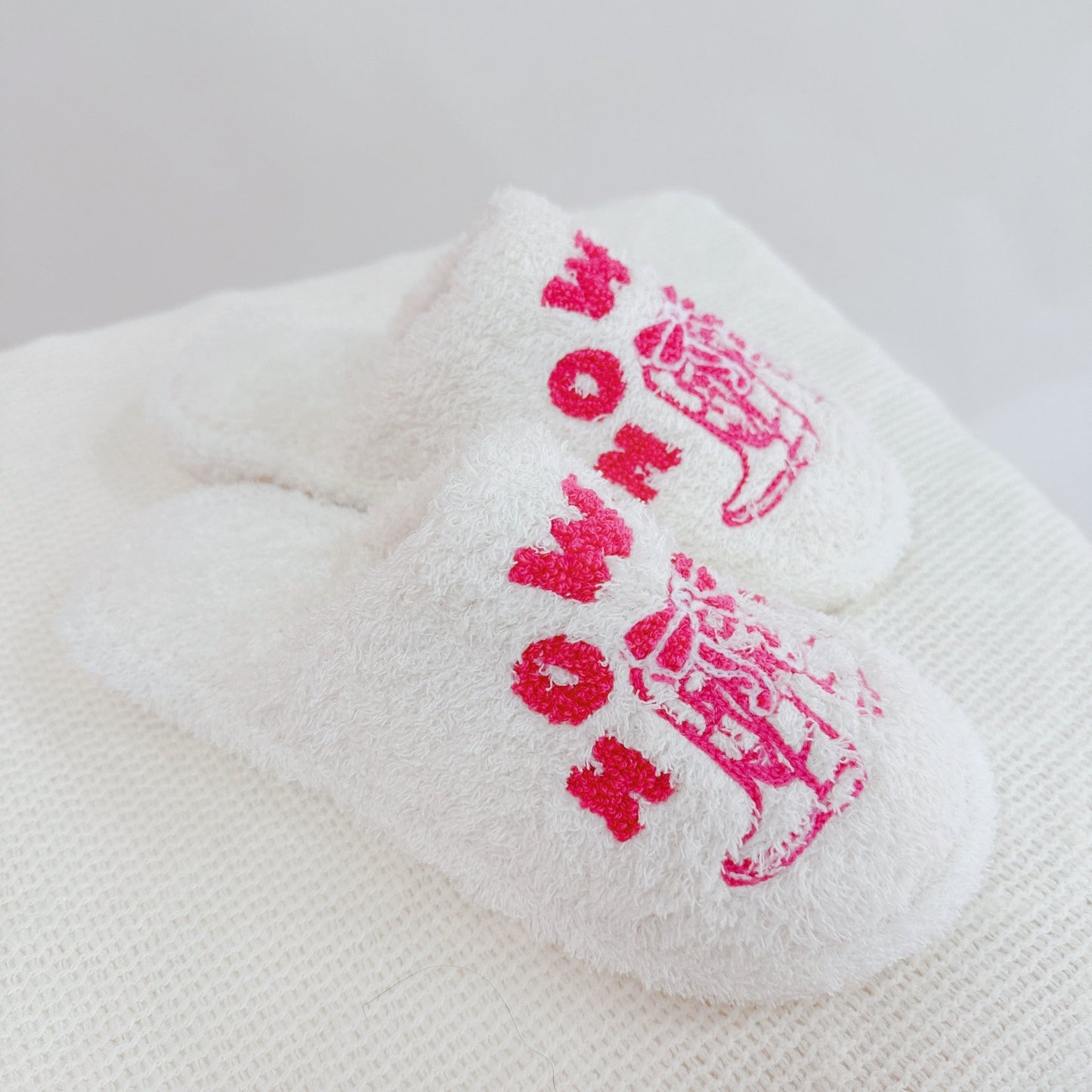 Ellisonyoung.com Howdy Boot Coziest Lounge Slippers in M/L view 2 - Slippers Boot (shoe)