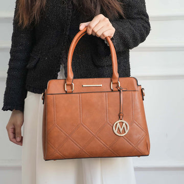 Elodie Tote Bag in Coral view 2