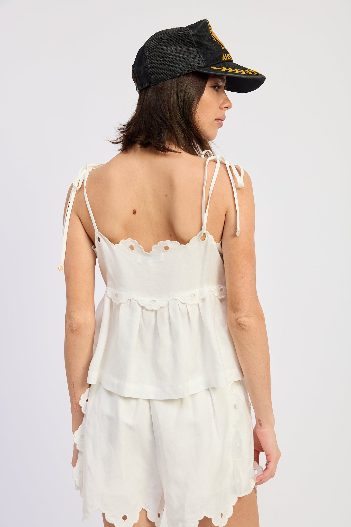 Emory Park Blythe Top in Off-White view 3 - Blythe Top Pattern