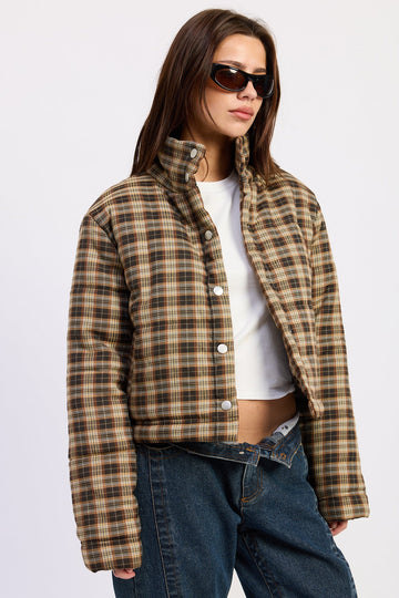 Emory Park Calliope Jacket in Brown view 2 - Calliope Jacket Price (layer)