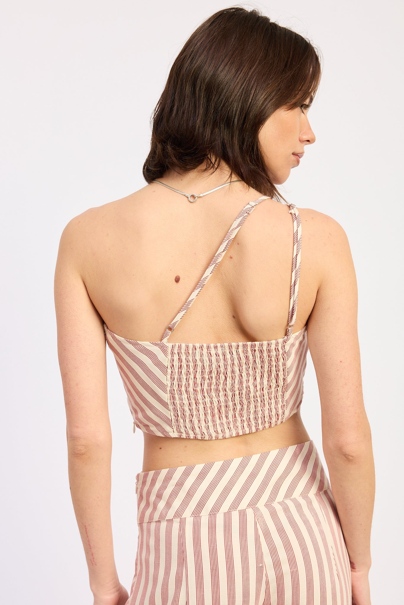 Emory Park Marisol Top in Red Stripe view 3 - Marisol Topete