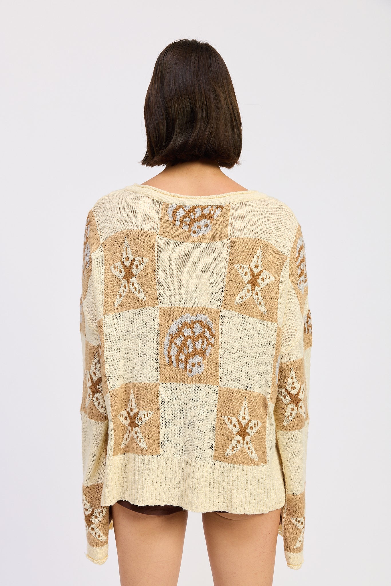 Emory Park Nellie Sweater in L view 3 - Nellie Mae Sweater (top)