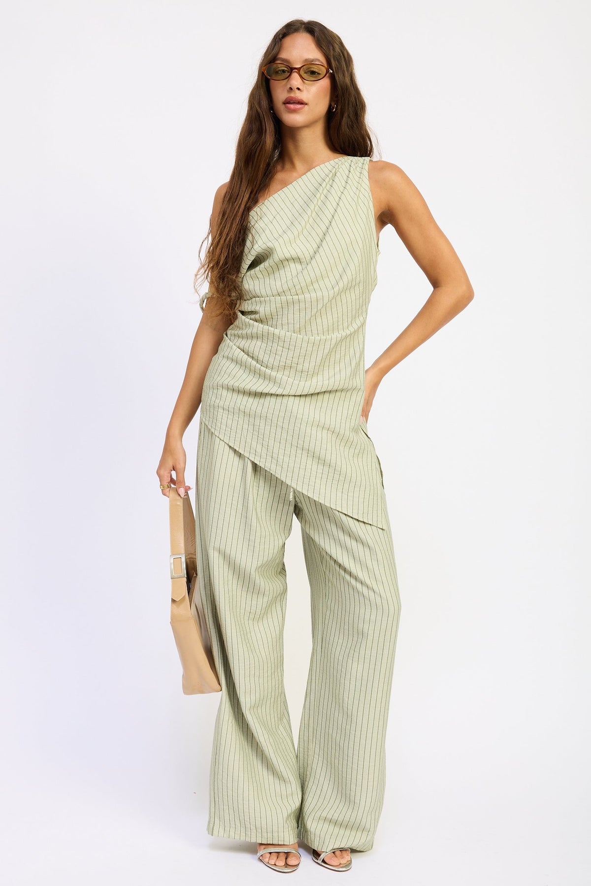 Emory Park Samara Pants in Blue Stripe - Samara Pants Pattern (bottom)