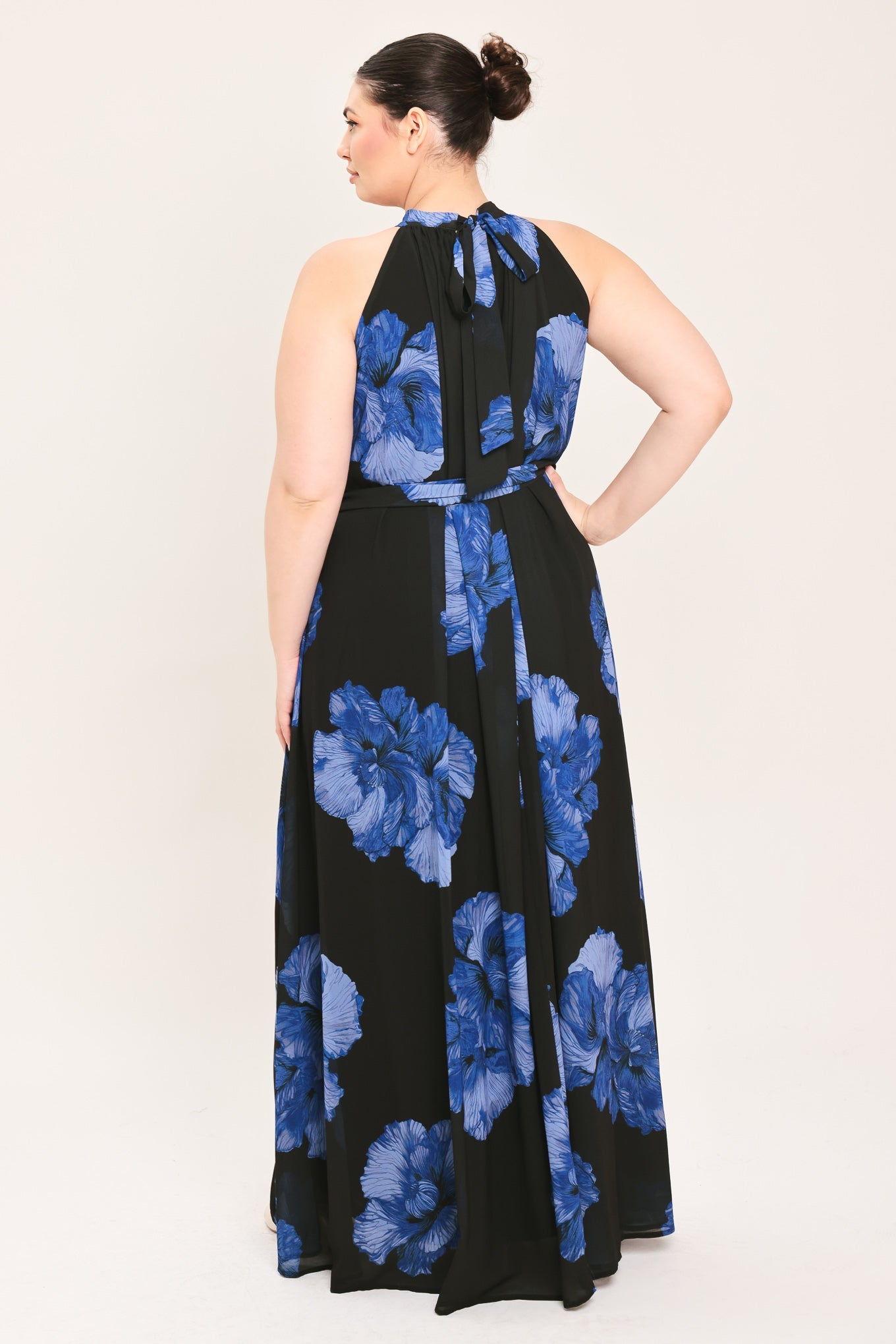 Evening Orchard Woven Halter Maxi Dress view 13 - Evening Dress Orchard
