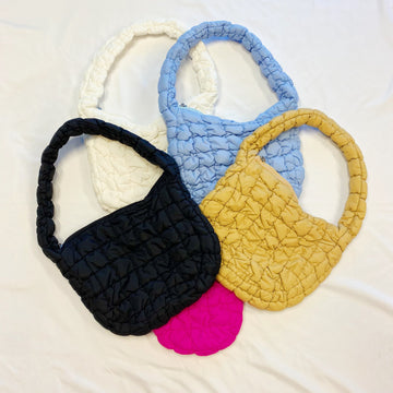 Everyday All at Once Quilted Bag in Ivory view 2 - Everyday Everything Bag