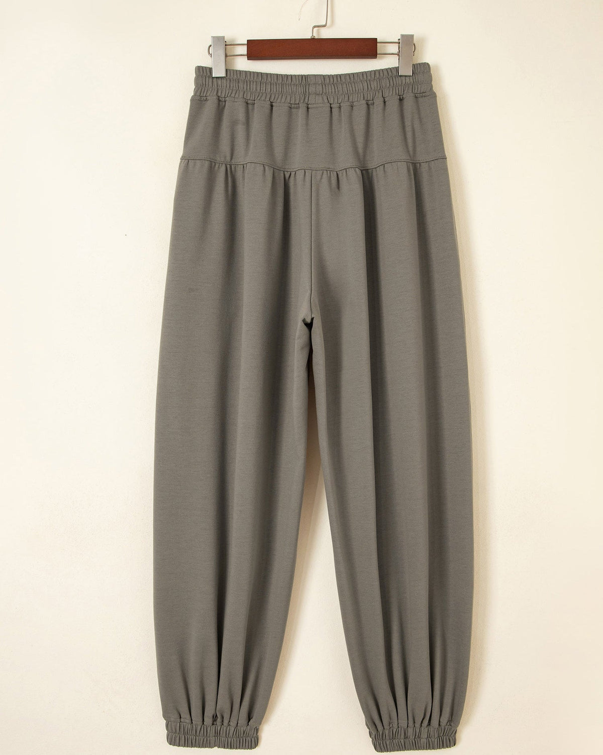 Fern Elastic Waist Drawstring Wide Leg Full Length Pants view 5 - Comfort Stretch (bottom)
