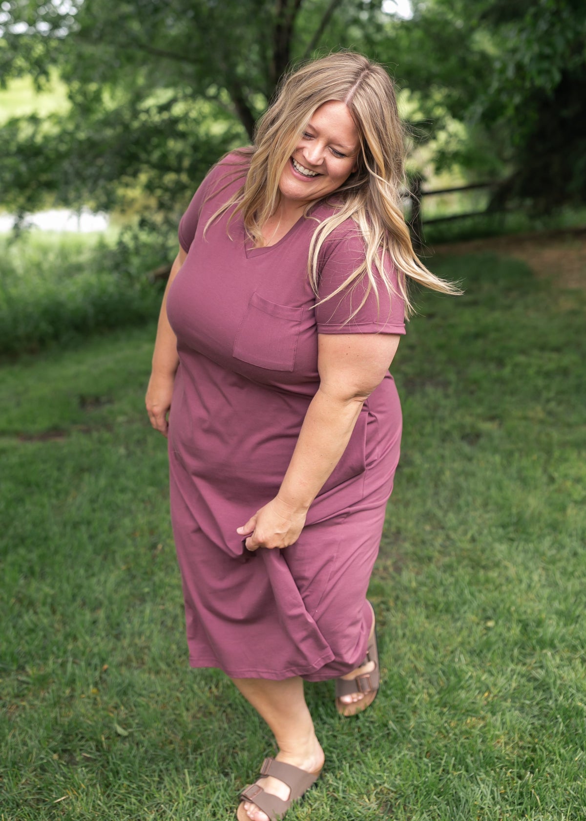 Finley V-neck T-shirt Dress in Black view 15 - Finley Shirt Dress Sale