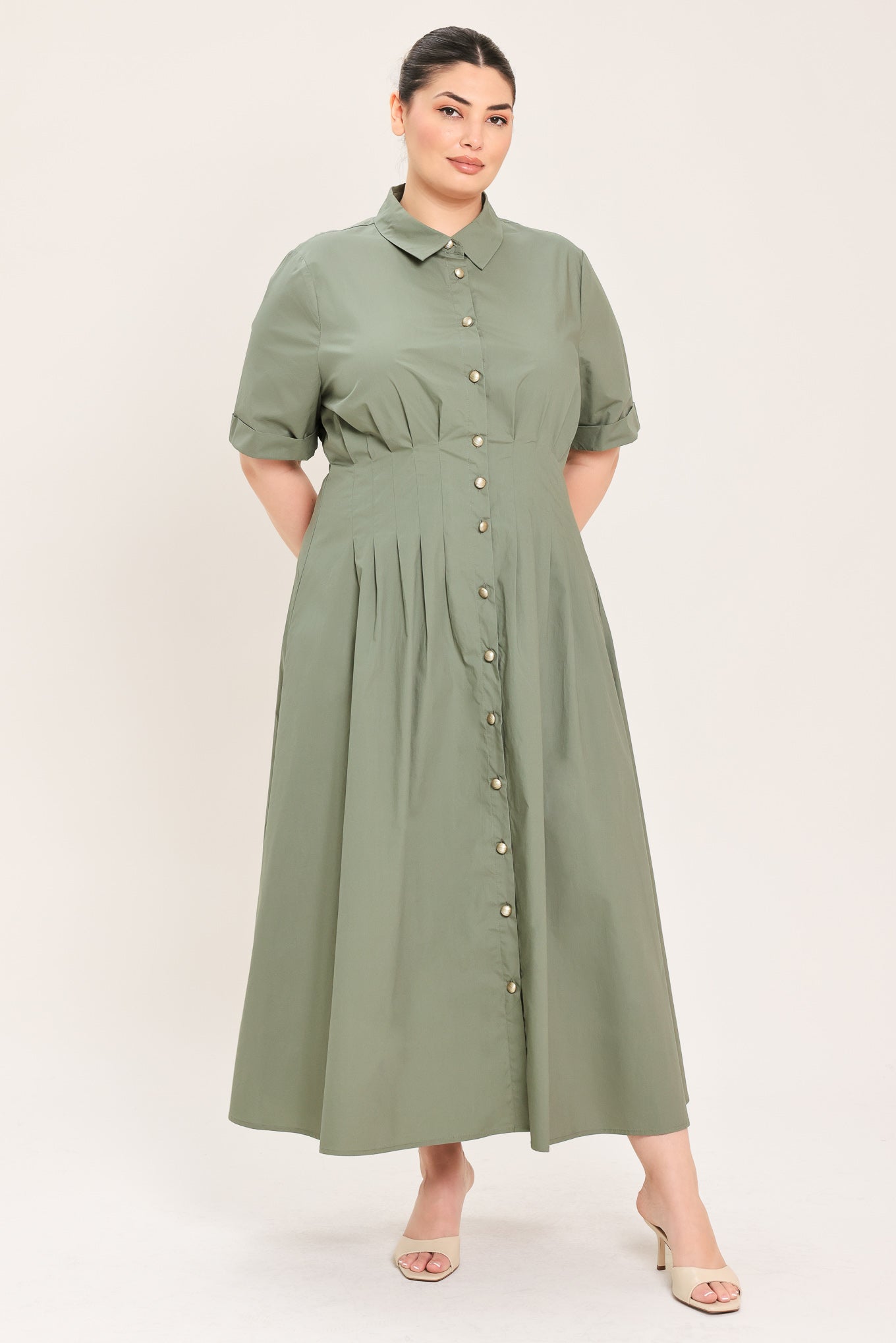 Flying Tomato Countryside Charm Woven Midi Dress view 20 - Country Charm Dress