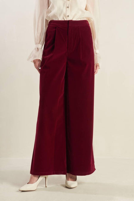 Flying Tomato Coy Charm Velvet Pants
