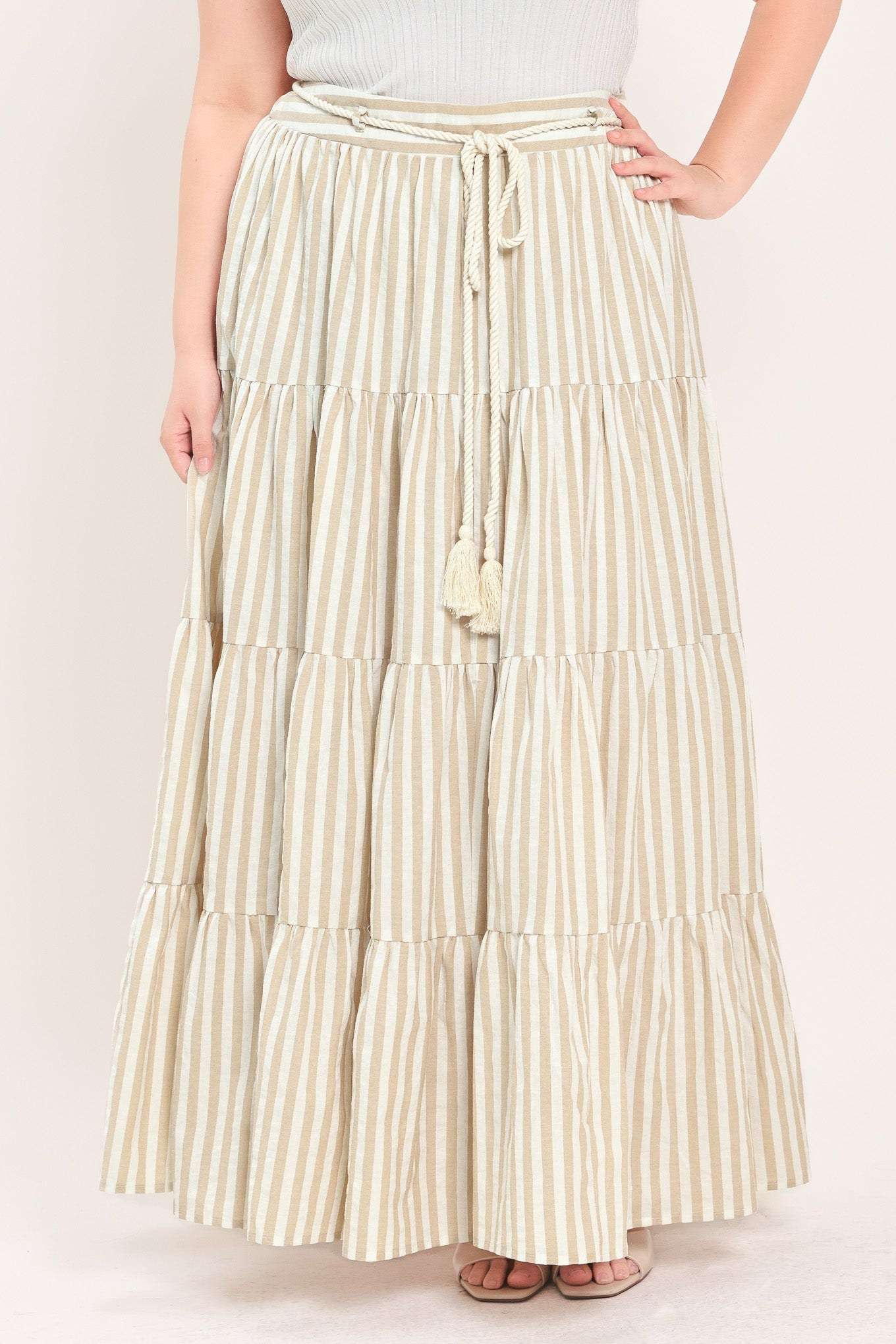 Flying Tomato Hamptons Weekend Woven Maxi Skirt view 13 (dress)