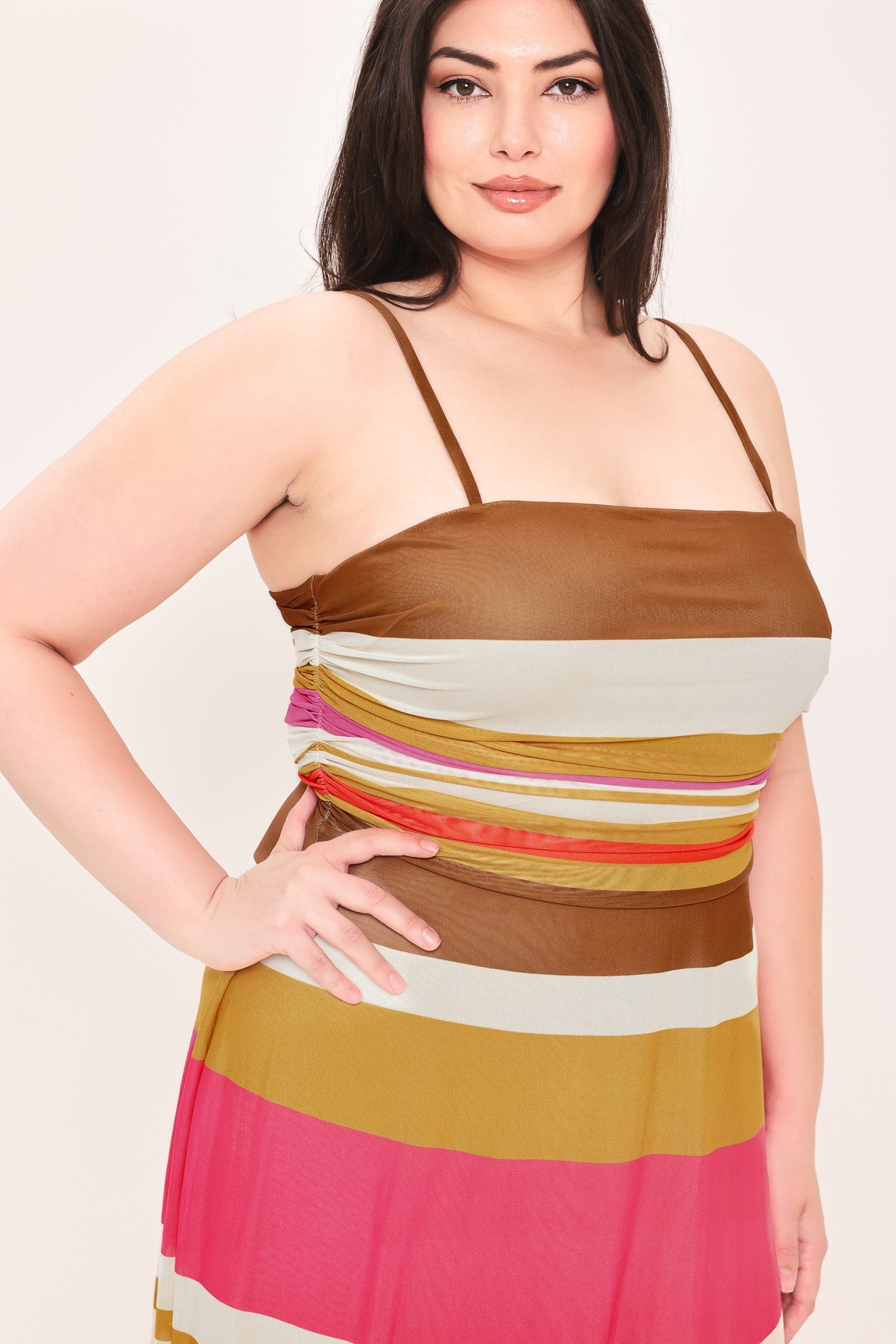 Flying Tomato Heat Waves Power Mesh Midi Dress view 11 - Heat Waves Dress Pattern