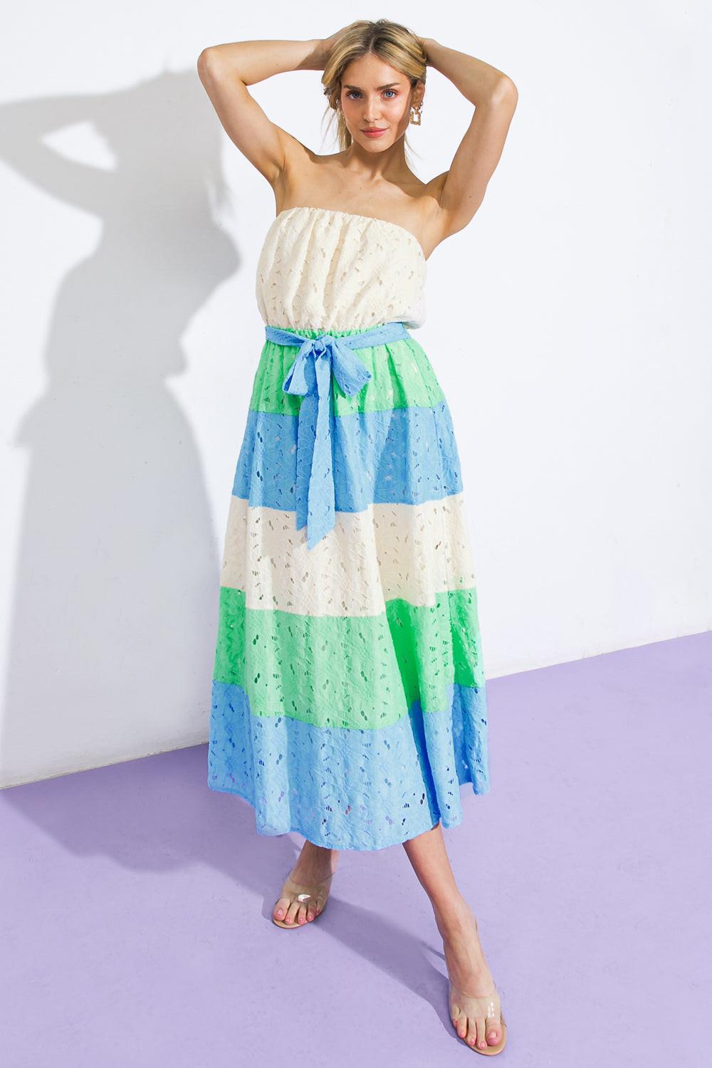 Flying Tomato Take Me to Cabo Woven Midi Dress view 5