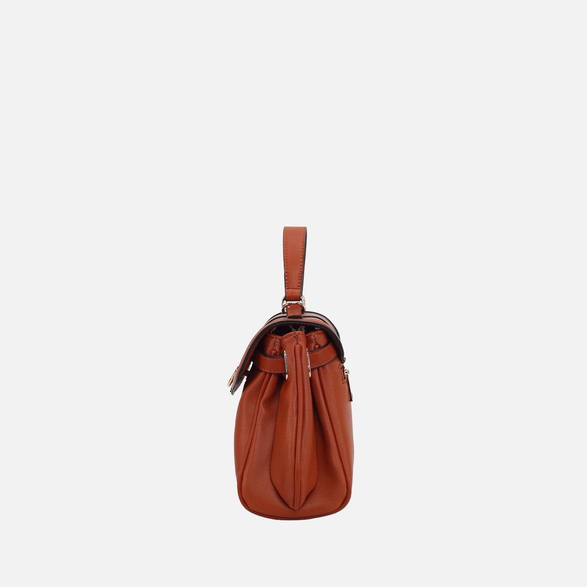 Geny Shoulder Bag and Set in Cognac Brown view 4 - Geneve Shoulder Bag (one-piece)