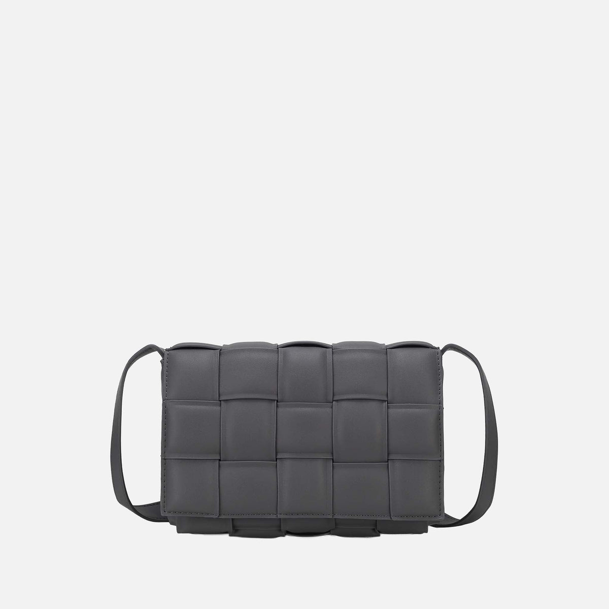 Ginger Woven Shoulder Bag in Navy view 5 - Ginger Woven Shoulder Bag Steve Madden