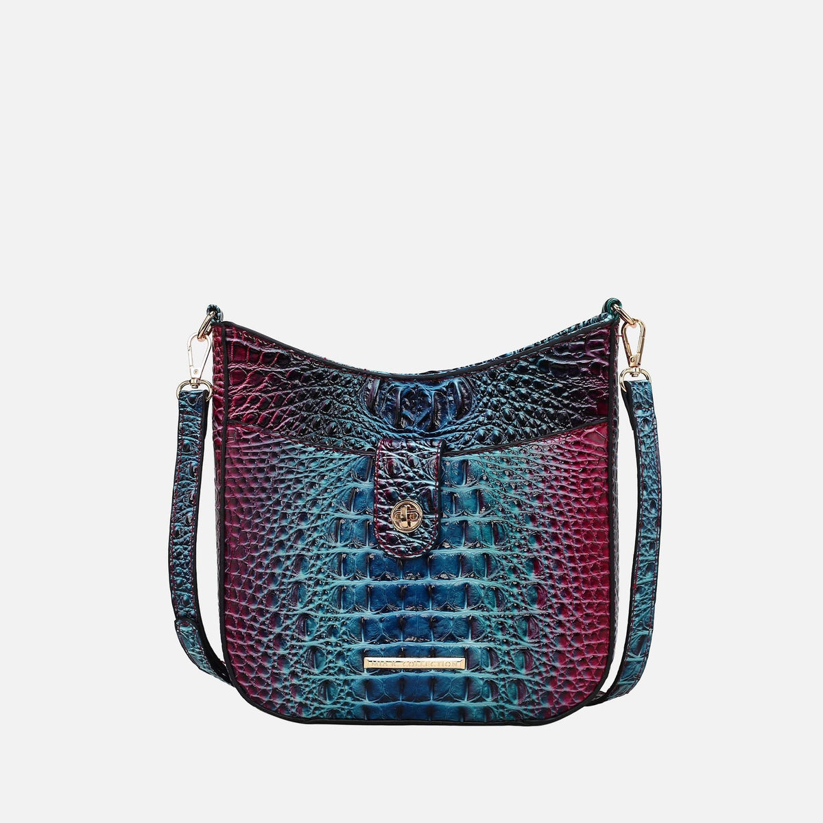 Giovana Gradient Croc Crossbody Bag view 7 - Bag Crossbody
