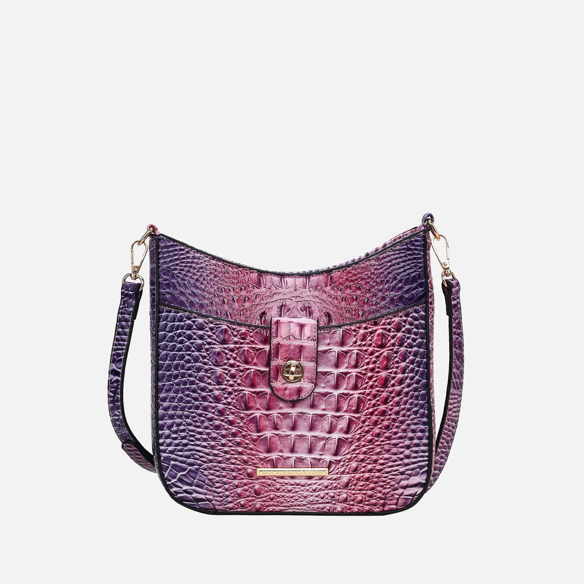 Giovana Gradient Croc Crossbody Bag view 8 - Bag Crossbody