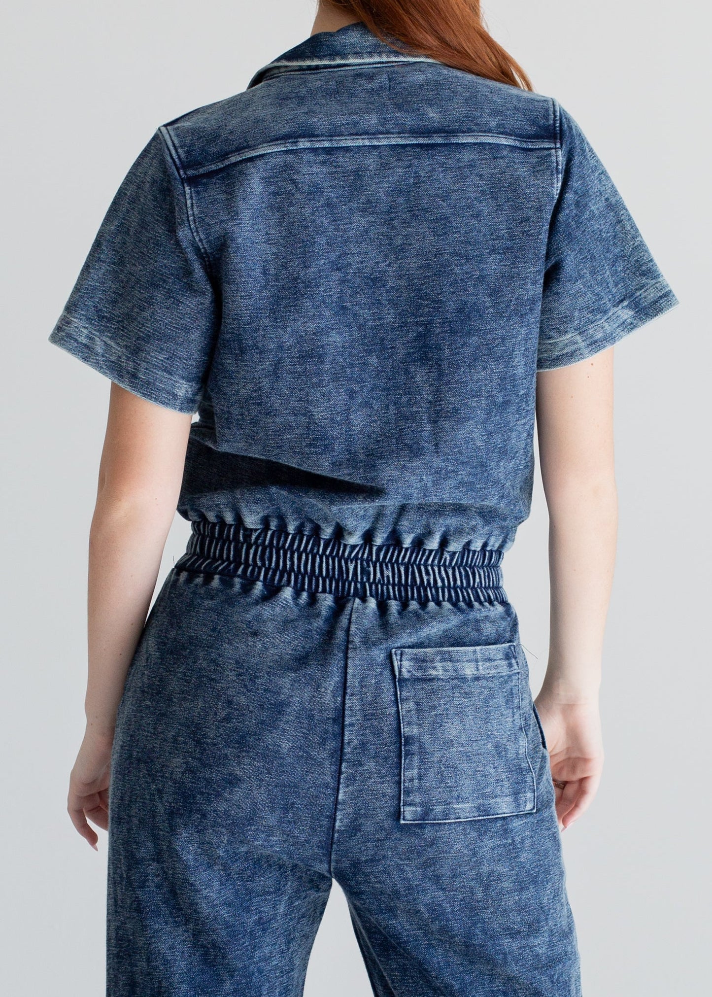 Glee + Co Indigo Jumpsuit in M view 6 - Indigo Jumpsuit Women (one-piece)
