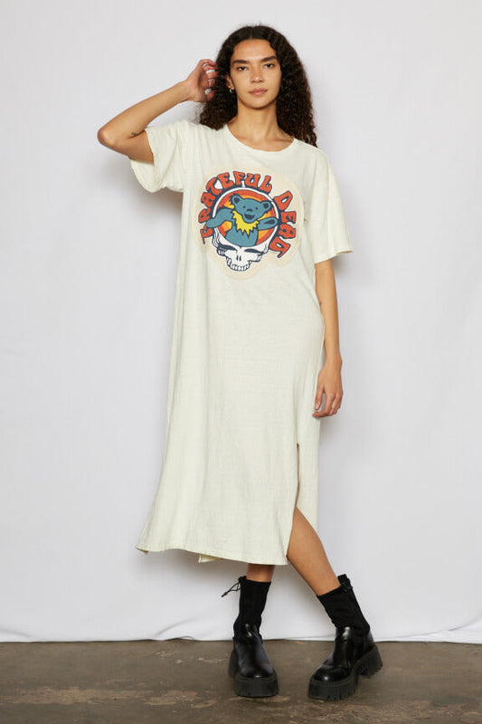Grateful Dead Bear Maxi Dress in S view 2 - Grateful Dead Dress Shirt