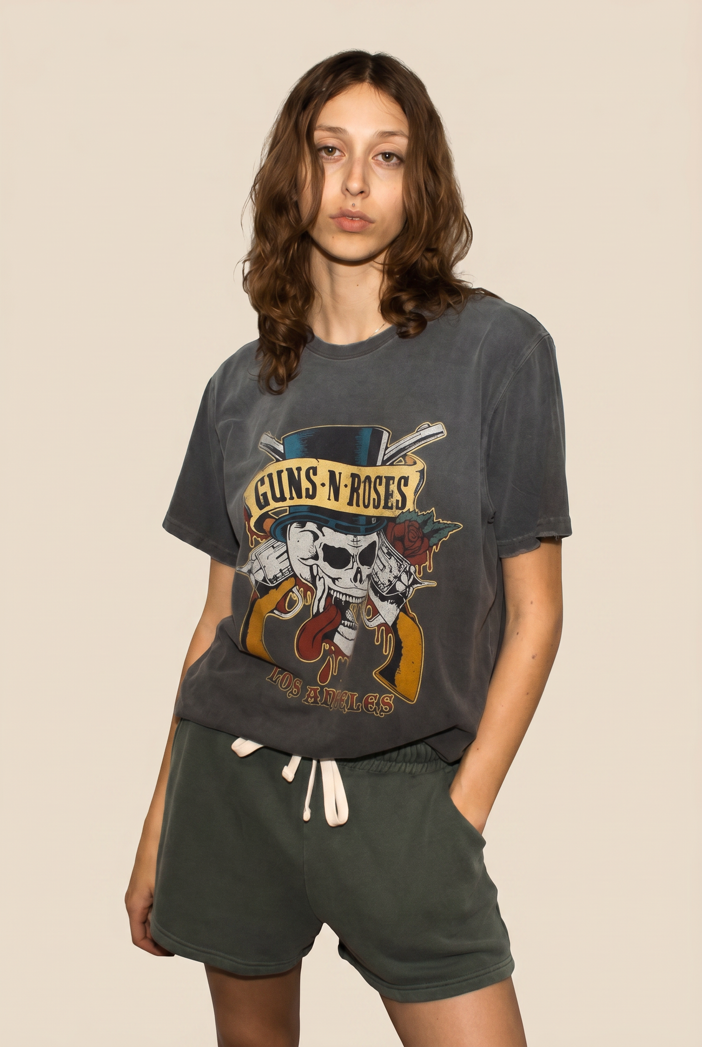 Guns N Roses Los Angeles Top Hat Skull in M view 3 - Guns Roses Top Songs