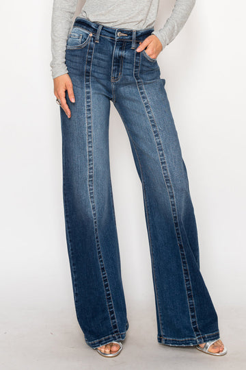 High Rise Relaxed Flare Jeans in 3 (25) view 2 - High-Waisted - High Rise Jeans Women (bottom)