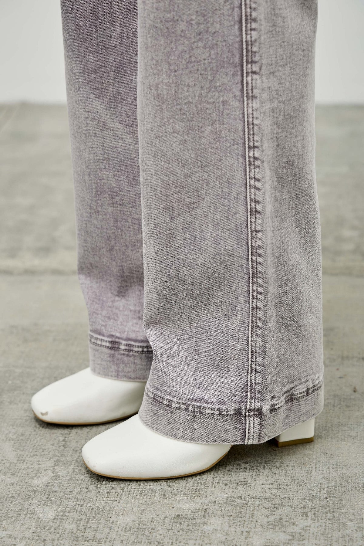 High Rise Slim Wide Straight - MeeeShop Women's Fashion