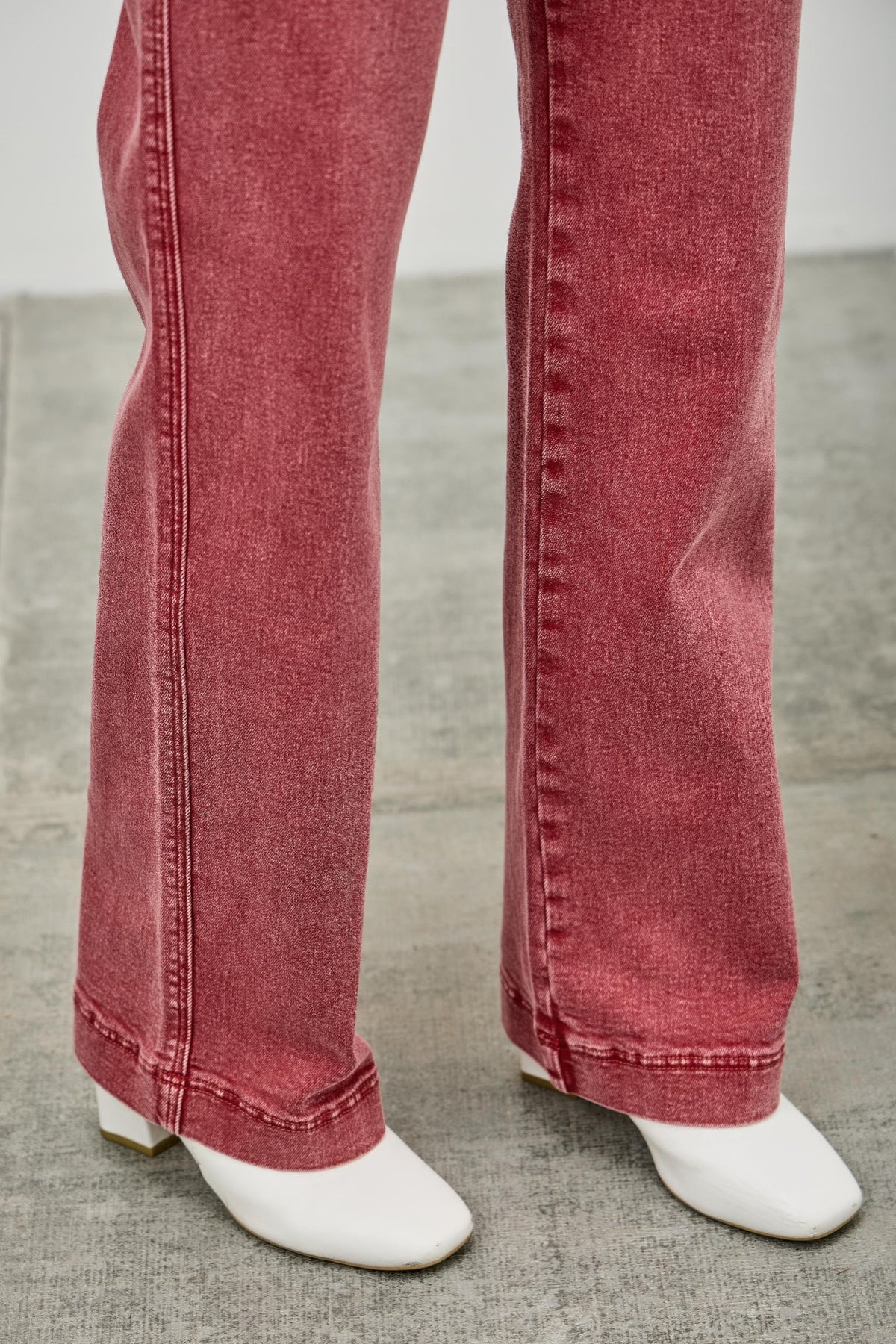 High Rise Slim Wide Straight - MeeeShop Women's Fashion