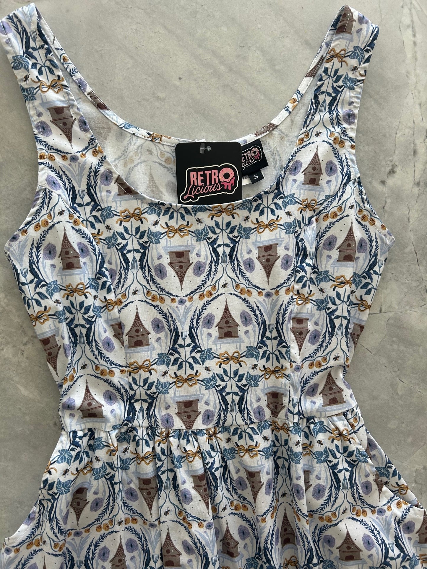 Honey I'm Home Fit & Flare Dress in 1X view 6 - Honey House Dress