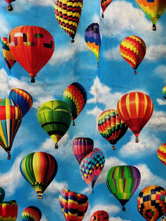 Hot Air Balloons Fit & Flare Dress in S view 2 - Air Balloon Dress