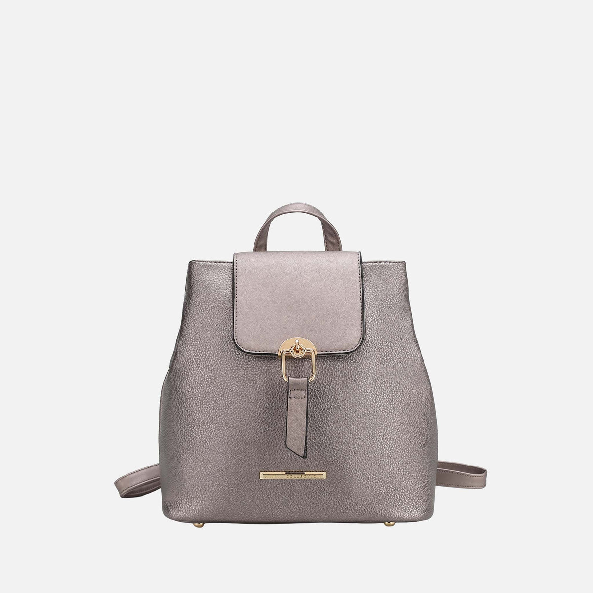 Ingrid Convertible Backpack Handbag in Pewter view 8