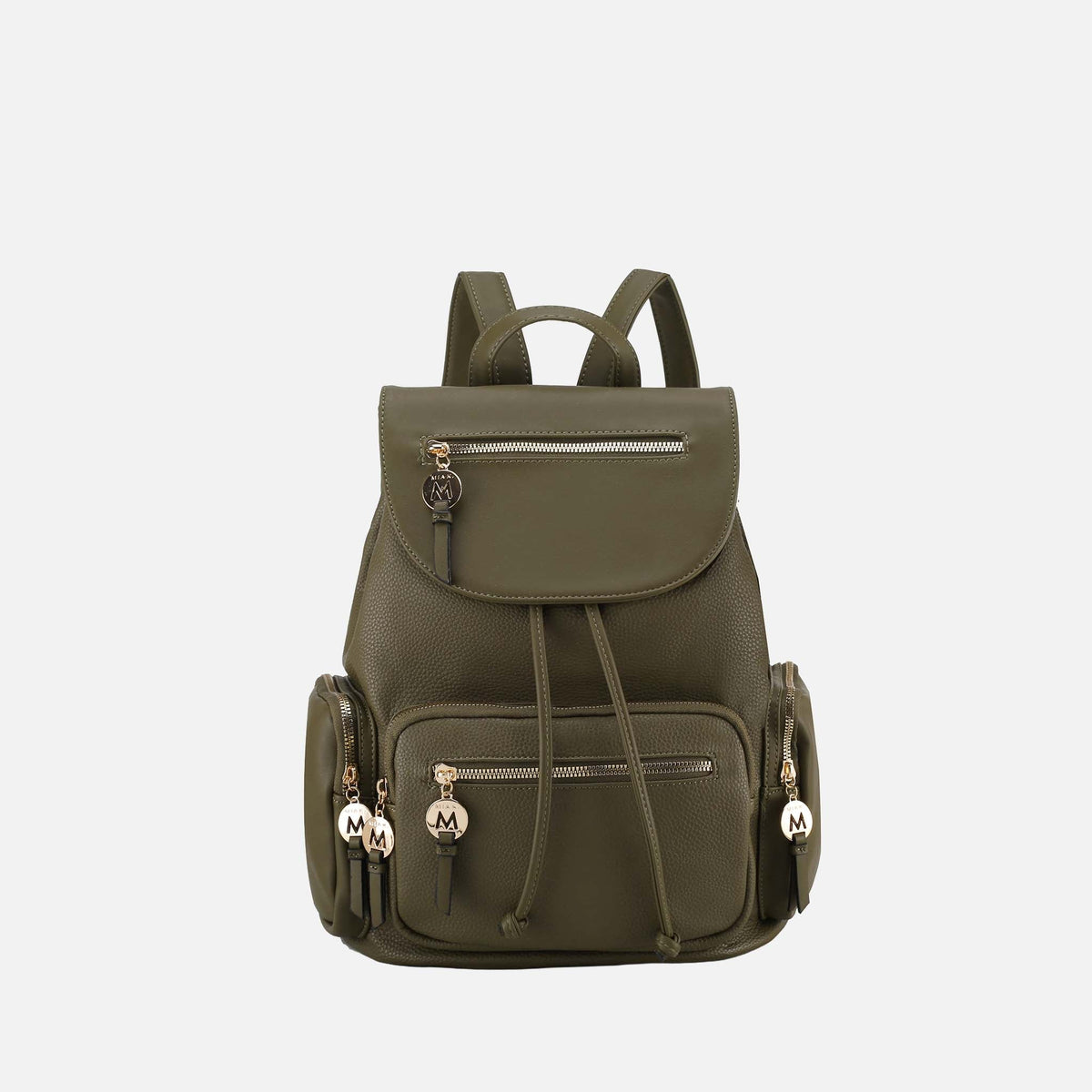 Ivanna Oversized Backpack Handbag in Red view 8 - Relaxed Fit