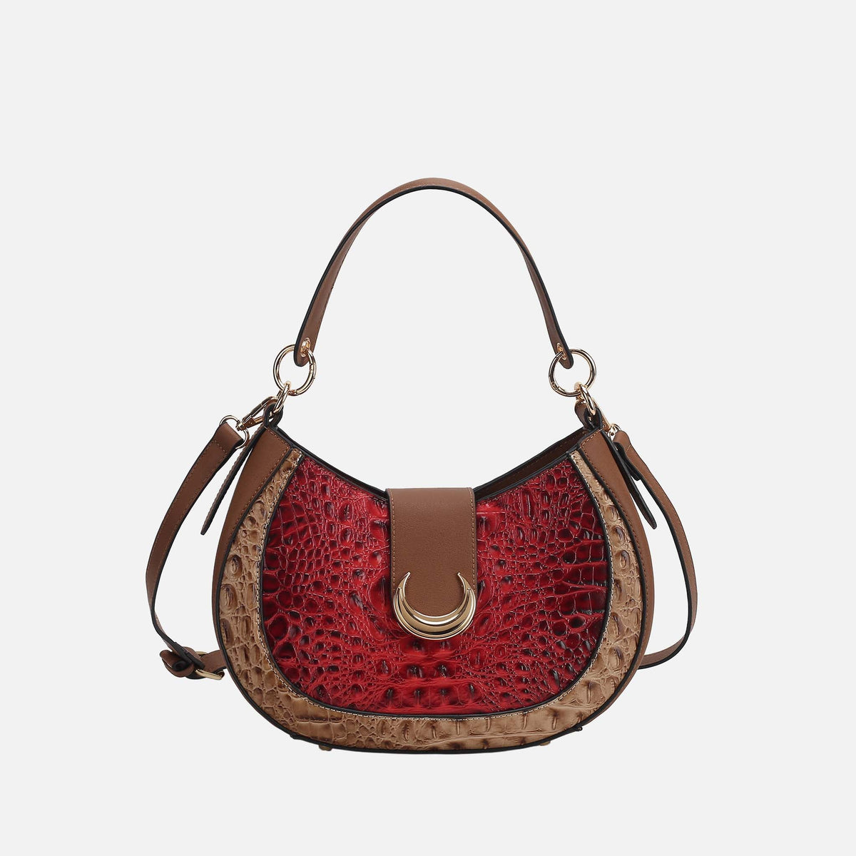 Jain Croc-embossed Shoulder Bag view 10 - Peta Jain Croc Bag