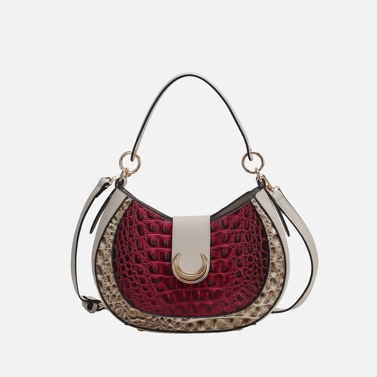 Jain Croc-embossed Shoulder Bag view 9 - Peta Jain Croc Bag